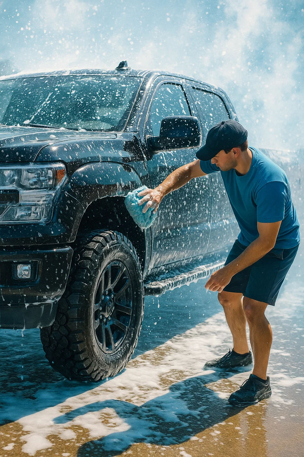 Sumacc Car Detailing - Black Truck